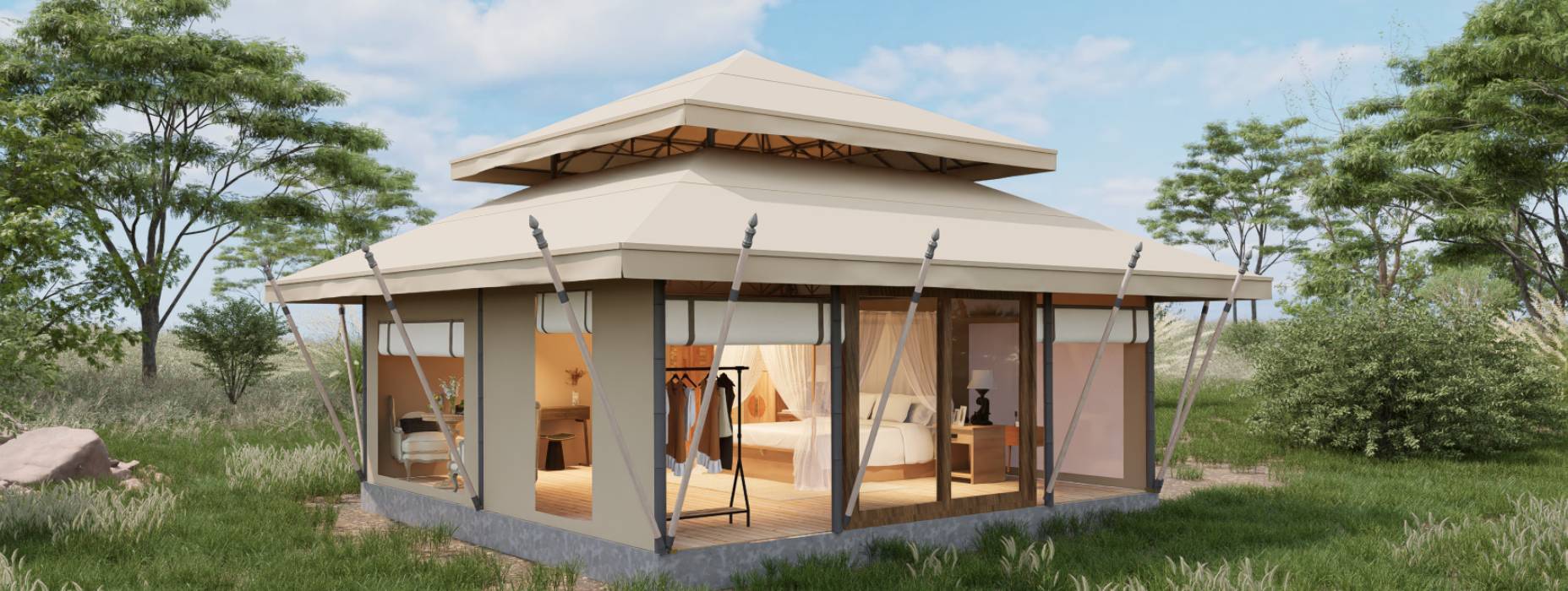 浪卡子县户外野奢帐篷